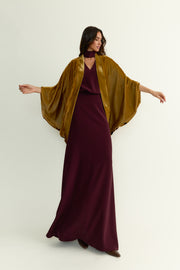 Kimono Bouquet Mustard Velvet